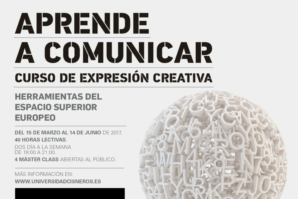 Nuevo Curso sobre Expresión Creativa y Comunicación Nuevo Curso sobre Expresión Creativa y Comunicación